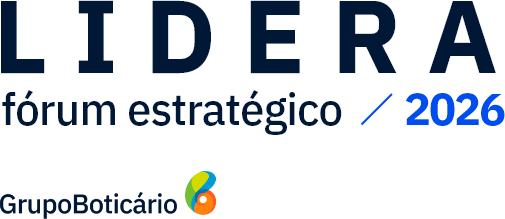 logo LIDERA | fórum estratégico 2026 | GrupoBoticário